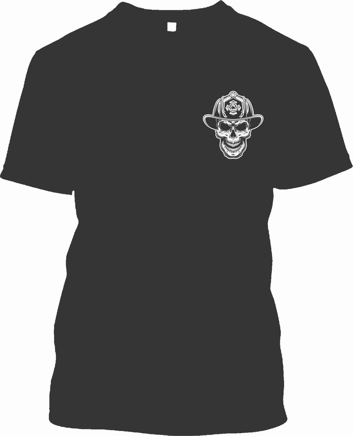 "Fireman Skull" T-Shirt